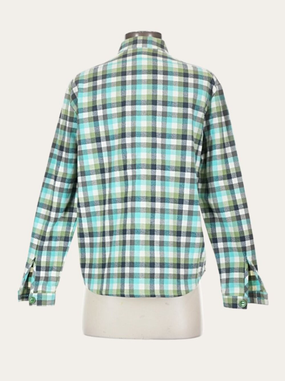 Leylie Los Angeles Plaid Shacket Jacket Size S Japanese Cotton Utility Chore - Picture 4 of 7